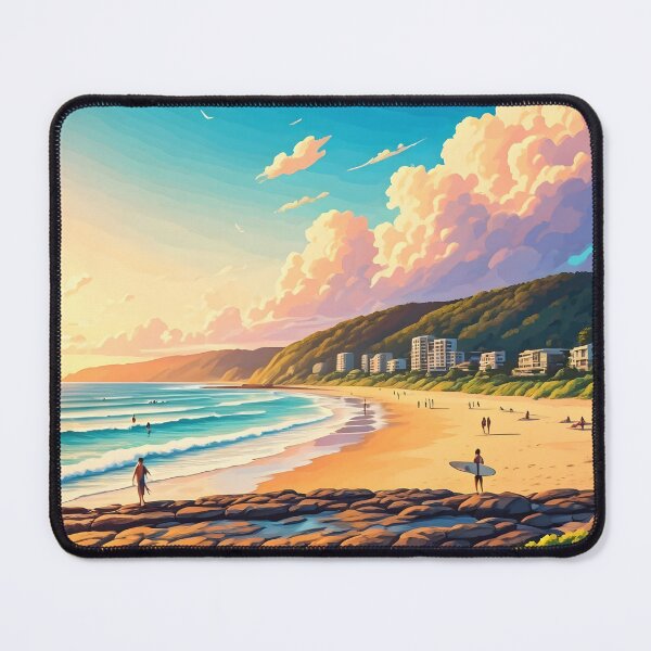 Item preview, Currumbin Beach: Gold Coast Coastal Bliss designed and sold by LSVart.