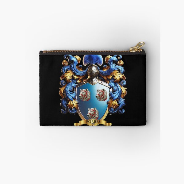 Item preview, Forbes Family Crest – Scottish Coat of Arms with Bear Heads designed and sold by Highlandkings.