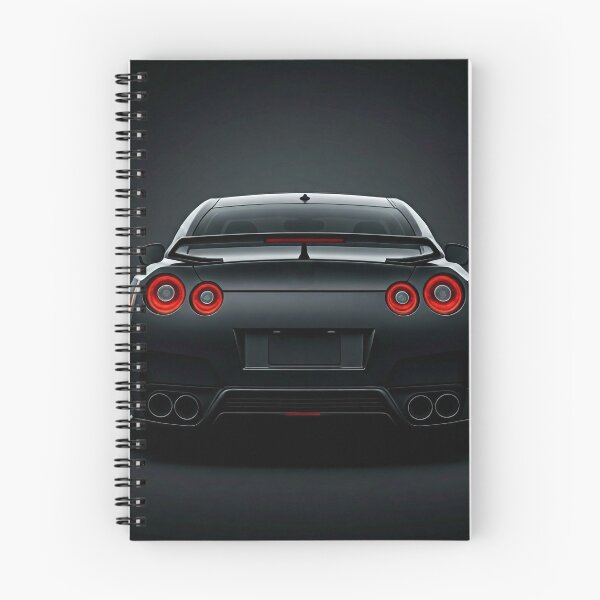 Item preview, Black sports car rear  designed and sold by GingaDesigns.