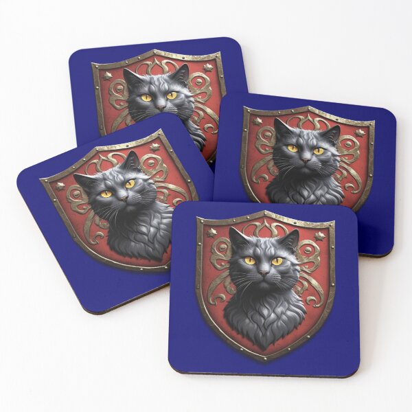 Item preview, BEAUTIFUL RUSSIAN BLUE CAT COAT OF ARMS (#000066) designed and sold by Marlon Oseguera.