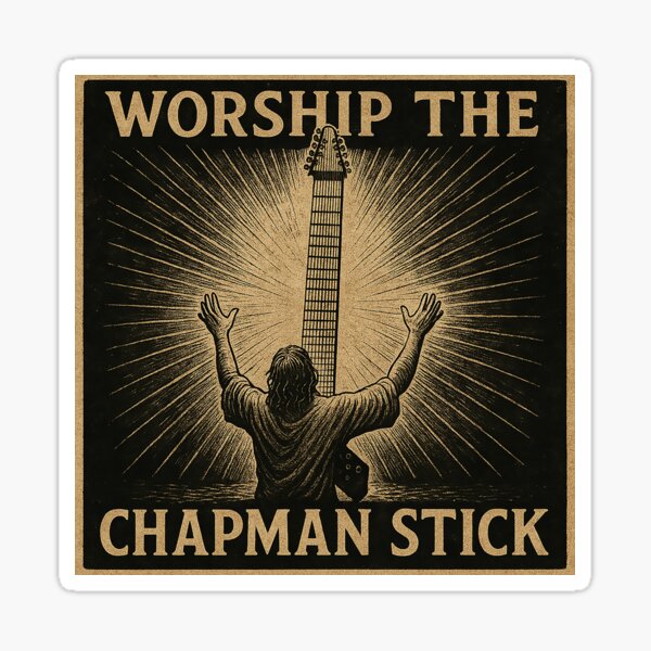 Worship Thee Chapman Stick Sticker
