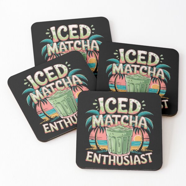 Item preview, Iced Matcha Enthusiast designed and sold by MadCatPrints.