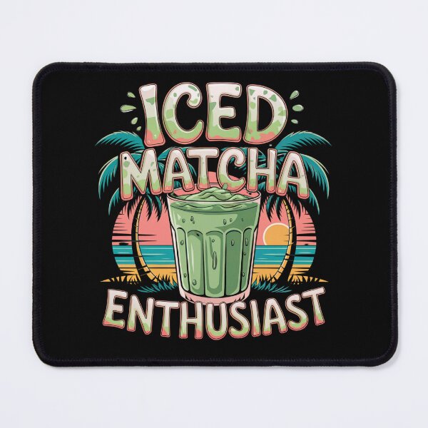 Item preview, Iced Matcha Enthusiast designed and sold by MadCatPrints.