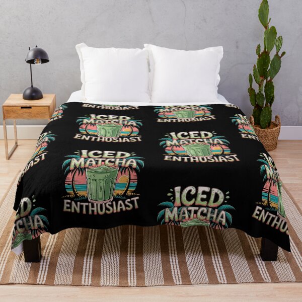 Item preview, Iced Matcha Enthusiast designed and sold by MadCatPrints.