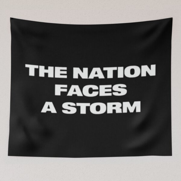 Item preview, The Nation Faces A Storm designed and sold by TrendNest Designs USA.