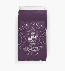 YOGA - WORLD YOGA DAY 2018 Duvet Cover