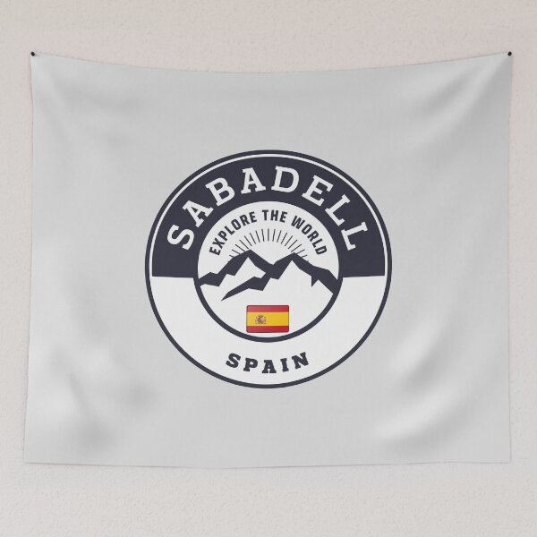 Item preview, Sabadell Spain Black and White Crest designed and sold by World Designs.