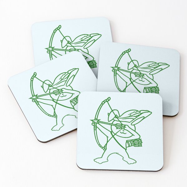 Item preview, Bunny Archer Middle Age Arrow Bow Shooting Longbow designed and sold by shirt-o-mat.