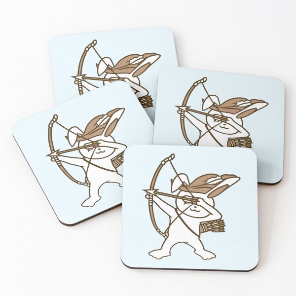 Item preview, Bunny Archer Middle Age Arrow Bow Shooting Longbow designed and sold by shirt-o-mat.