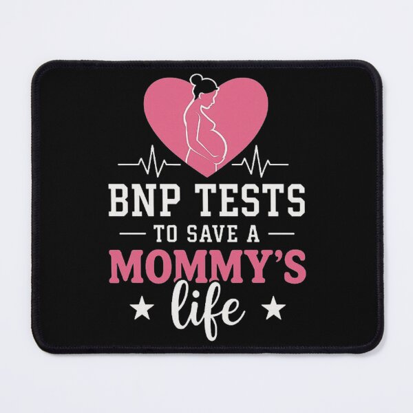 Item preview, BNP Tests Save Mommy’s Life – Heartbeat Design for Pregnant Women Awareness designed and sold by love3617.