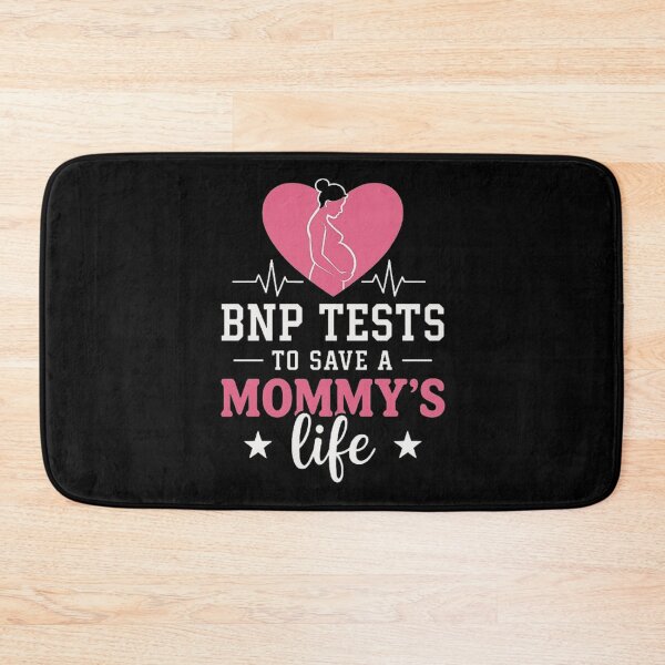 Item preview, BNP Tests Save Mommy’s Life – Heartbeat Design for Pregnant Women Awareness designed and sold by love3617.