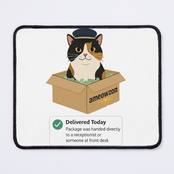 Item preview, Cat Receptionist Ameowzon  designed and sold by OneMeanMug.