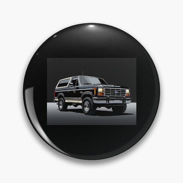 Artikelvorschau, Schwarzer 89 Bronco entworfen und verkauft von TheArtOfCar.