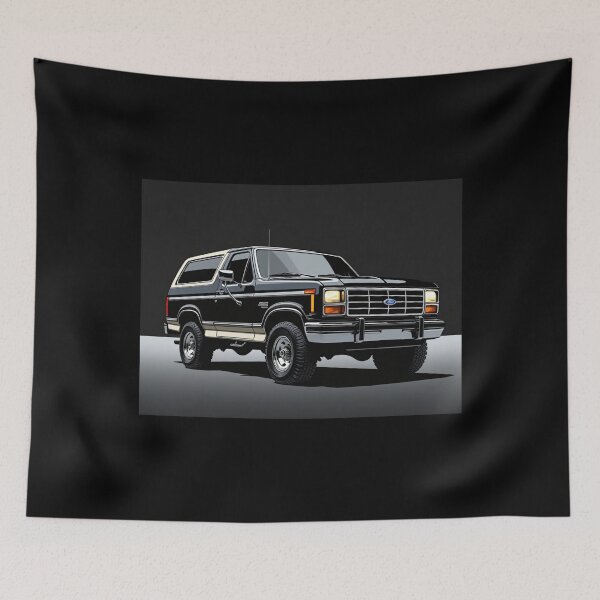 Item preview, Black 89 Bronco  designed and sold by TheArtOfCar.