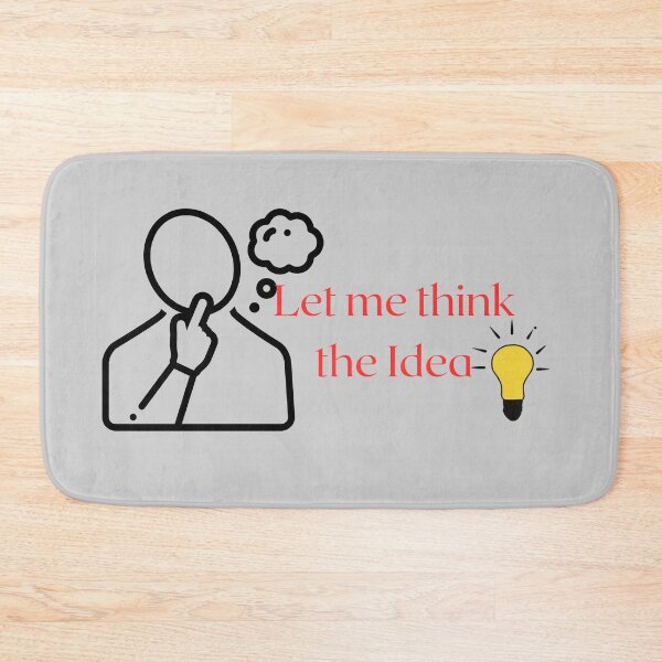 Item preview, Let Me Think The Idea | Creative Brainstorm Quote designed and sold by AIKNOCKTECK.