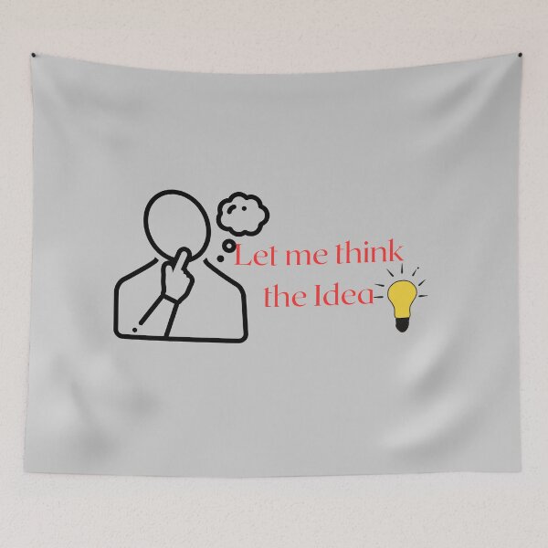 Item preview, Let Me Think The Idea | Creative Brainstorm Quote designed and sold by AIKNOCKTECK.