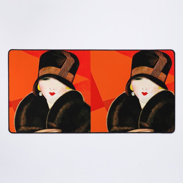 Item preview, Art deco portrait of a woman designed and sold by stevepaint.