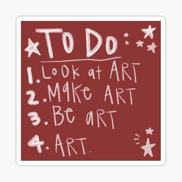 Item preview, To Do: Art designed and sold by sunghostdesign.