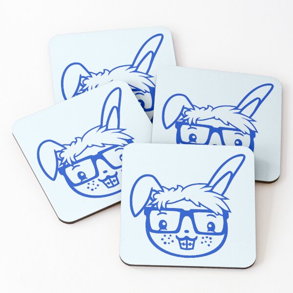 Item preview, Rabbit Nerd Geek Horn-Rimmed Glasses Smart Freak designed and sold by shirt-o-mat.