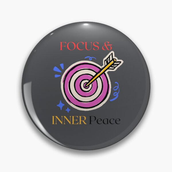 Item preview, Focus and Inner Peace | Mindful Motivation Quote designed and sold by AIKNOCKTECK.