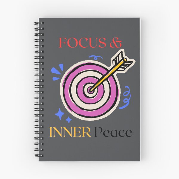 Item preview, Focus and Inner Peace | Mindful Motivation Quote designed and sold by AIKNOCKTECK.