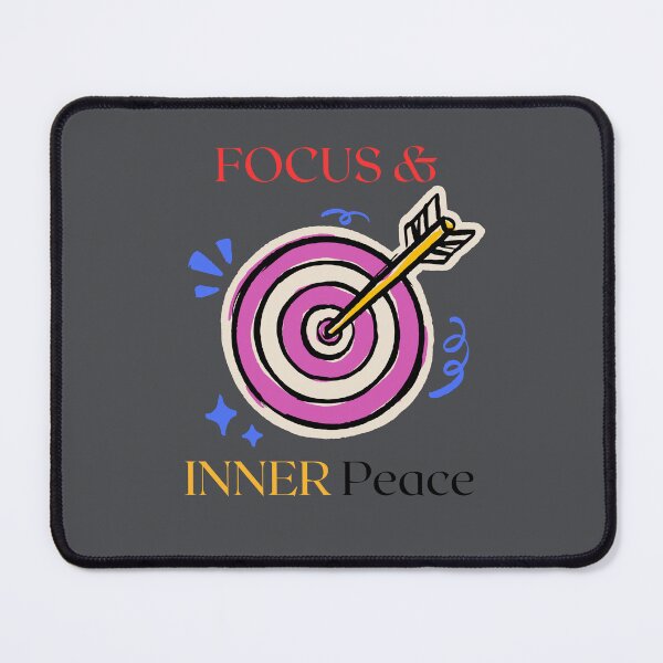 Item preview, Focus and Inner Peace | Mindful Motivation Quote designed and sold by AIKNOCKTECK.