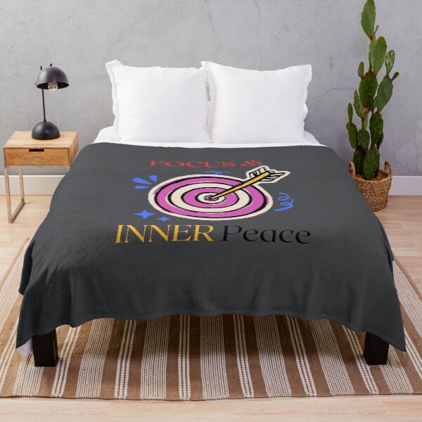 Item preview, Focus and Inner Peace | Mindful Motivation Quote designed and sold by AIKNOCKTECK.