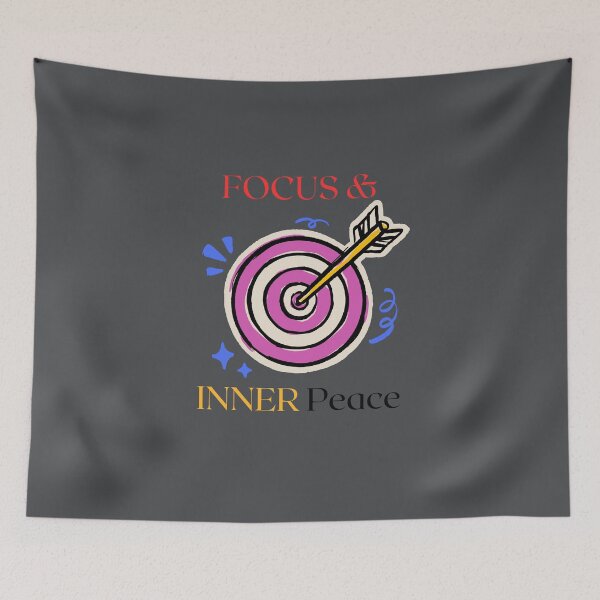 Item preview, Focus and Inner Peace | Mindful Motivation Quote designed and sold by AIKNOCKTECK.