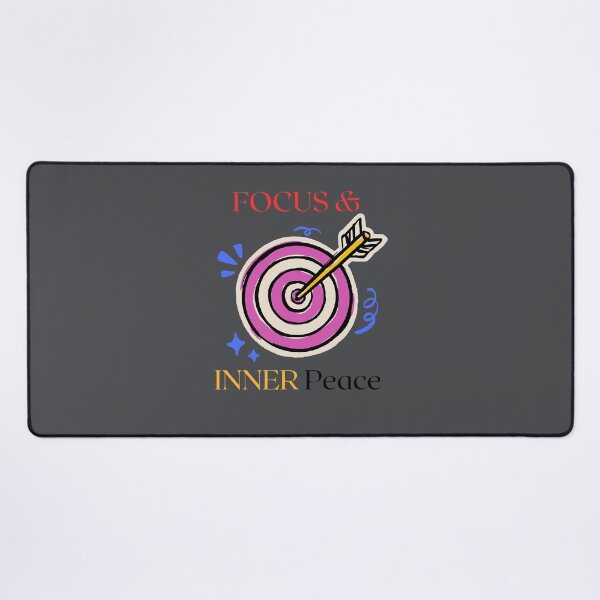 Item preview, Focus and Inner Peace | Mindful Motivation Quote designed and sold by AIKNOCKTECK.