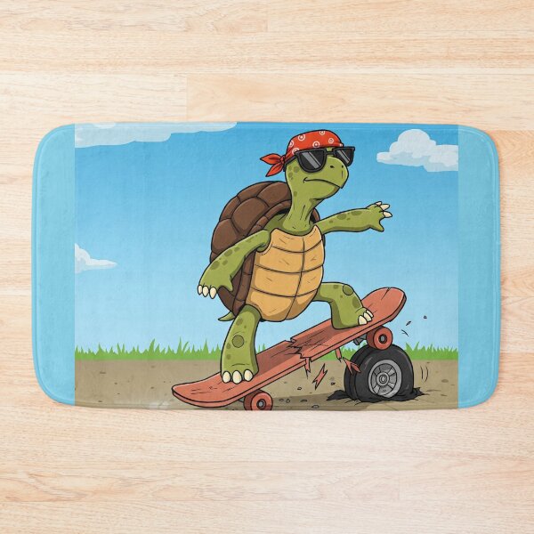 Item preview, Skater Turtle Breaks the Rules designed and sold by ZyloVibes.