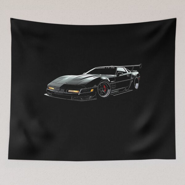 Item preview, Black C4 Widebody Vette  designed and sold by TheArtOfCar.