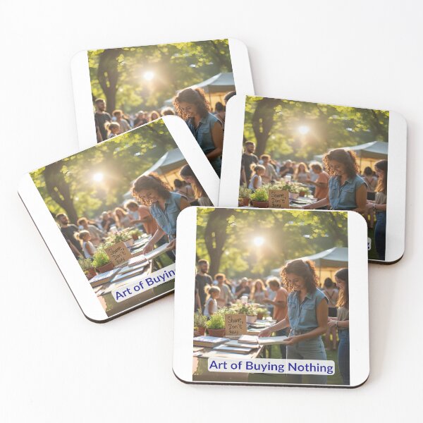 Item preview, Art of Buying Nothing designed and sold by Make It A Better Day.