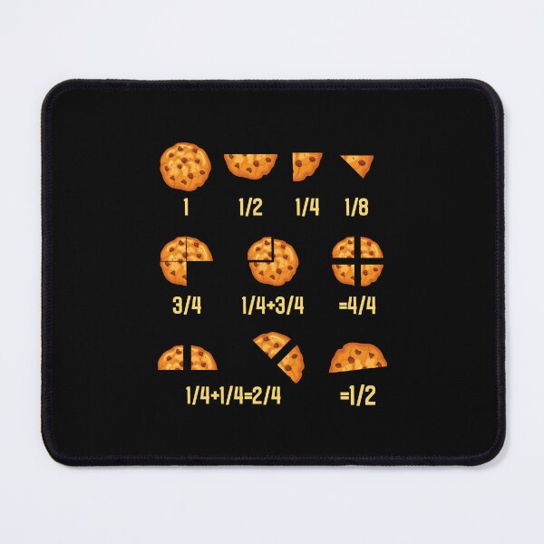 Item preview, Chocolate Cookie Quick Math Fraction Math Teachers designed and sold by DexertimaArt.