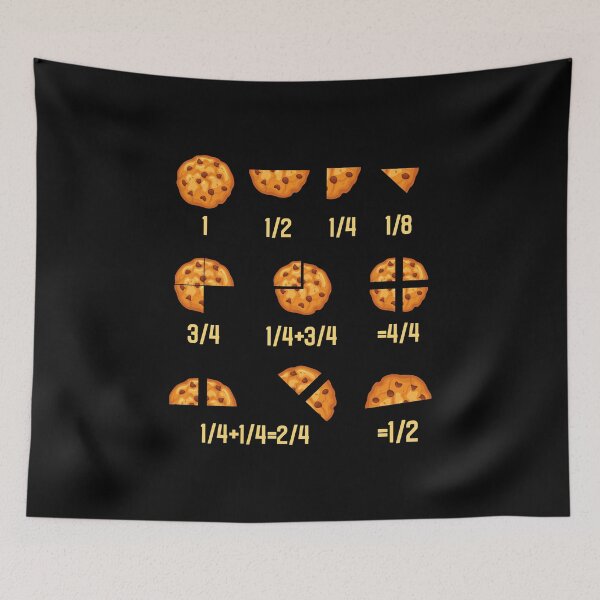 Item preview, Chocolate Cookie Quick Math Fraction Math Teachers designed and sold by DexertimaArt.