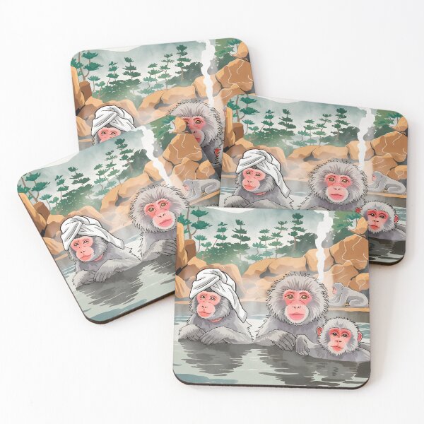 Item preview, Relax Like a Snow Monkey – Hot Springs Resort Vibes designed and sold by WildlifeInc.
