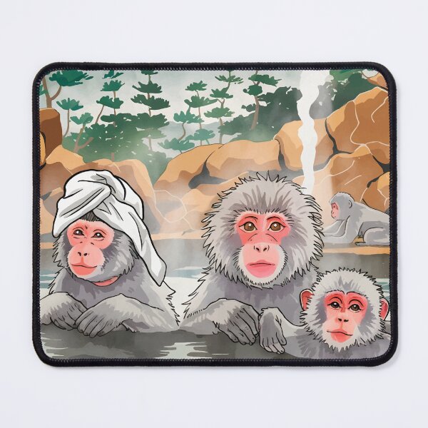 Item preview, Relax Like a Snow Monkey – Hot Springs Resort Vibes designed and sold by WildlifeInc.
