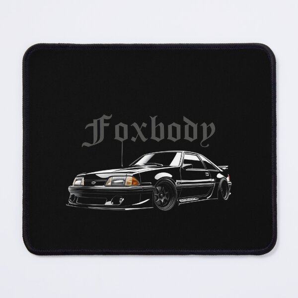 Item preview, Foxbody Mustang Black designed and sold by TheArtOfCar.