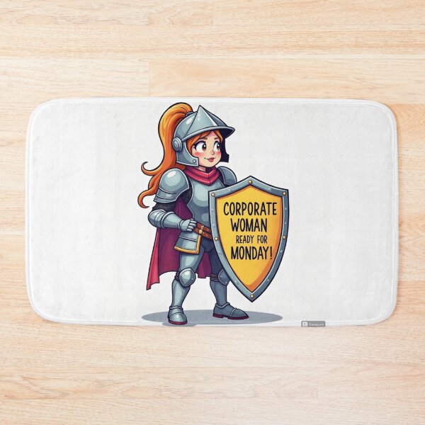 Item preview, Corporate Woman in Armor – Ready to Slay Monday with Confidence | YourRandomStore designed and sold by YourRandomStore.