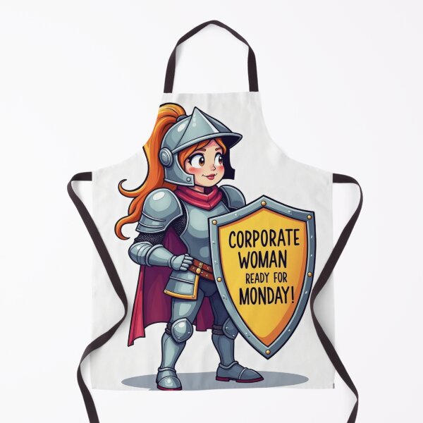 Item preview, Corporate Woman in Armor – Ready to Slay Monday with Confidence | YourRandomStore designed and sold by YourRandomStore.