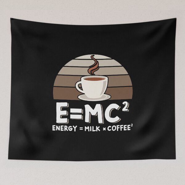 Item preview, E=MC Energy Is Milk And Coffee Formula Science Gift designed and sold by DexertimaArt.