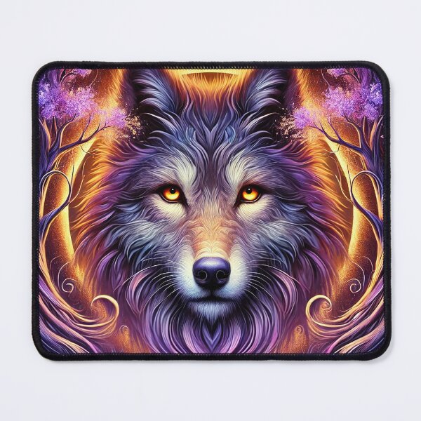 Item preview, Amazing Purple Wolf Art designed and sold by alw951.