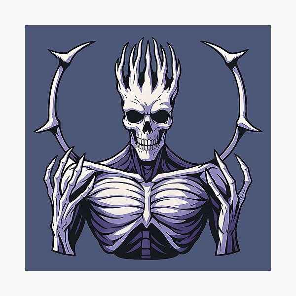 Item preview, Castlevania Death Fanart Sticker – Netflix Anime Skeleton Villain Vector Design designed and sold by WAUZ.