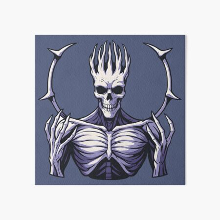 Artikel-Vorschau von Castlevania Death Fanart Sticker – Netflix Anime Skelett Bösewicht Vektordesign, designt und verkauft von WAUZ.