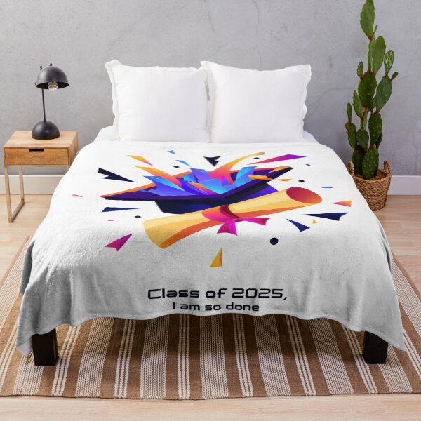 Item preview, Сlass of 2025 – I Am So Done! Bold Graduation Celebration Art designed and sold by AnnDesignStudio.