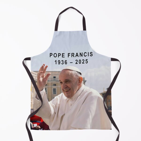 Aperçu de l'œuvre Le pape François in Memoriam salue les fidèles créée et vendue par SandyMDesigns.