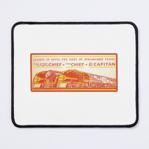 Item preview, Vintage Santa Fe Railroad - Leaders Of Santa Fe's Streamlined Fleet designed and sold by QuayTradingCo.
