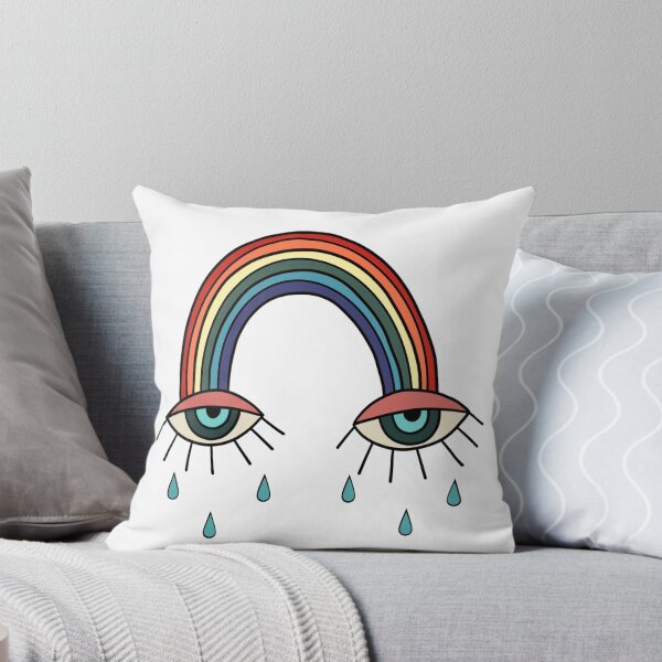 Aperçu de l'œuvre Arc-en-ciel rétro créée et vendue par Onehappyhook.