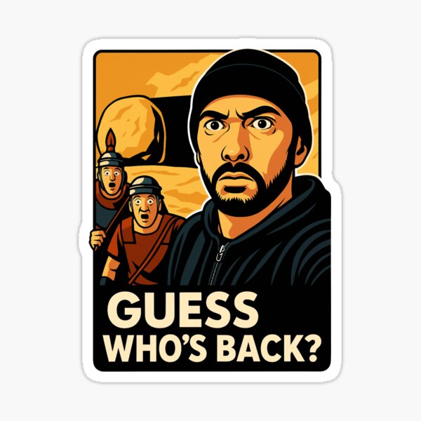 Item preview, Guess Who’s Back Funny Resurrection Meme - Easter Comeback Design designed and sold by Mikiagent025.