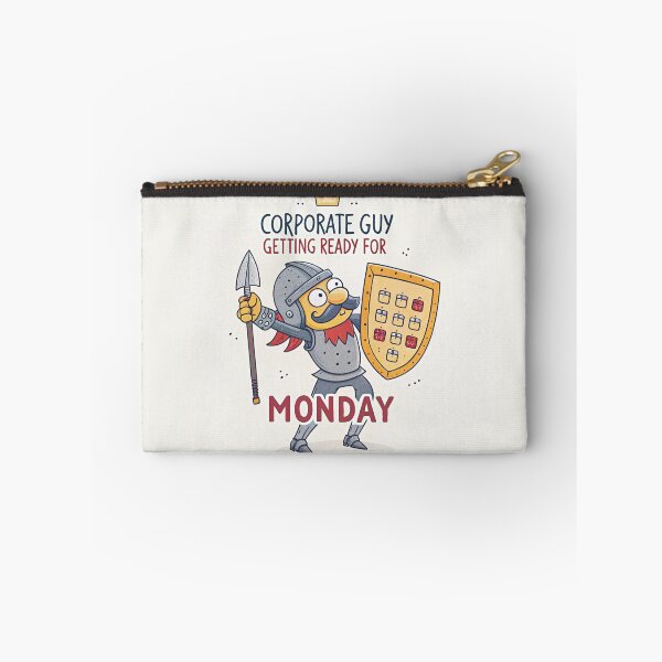 Item preview, Funny Corporate Guy Knight – Suit Up for Monday Battle | YourRandomStore designed and sold by YourRandomStore.