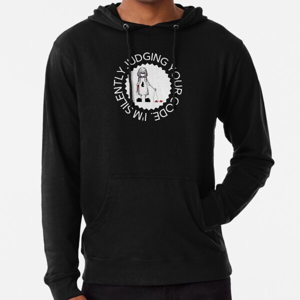 Item preview, I'm silently judging your code. IT T-Shirt designed and sold by BeAndHave.
